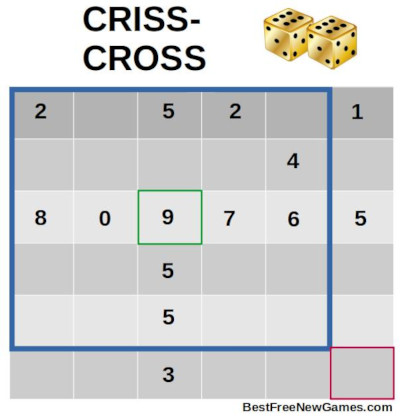 Criss-Cross Game in Progress