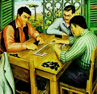 Dominoes Players by Jorge Arche