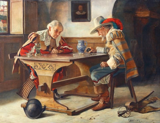 Dice Players by Erwin Eichinger, 1892-1950