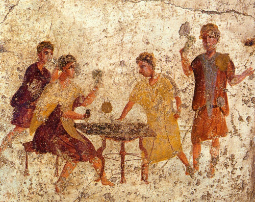 Roman Dice Players