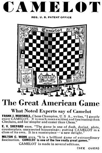 Camelot Ad from the 1930s