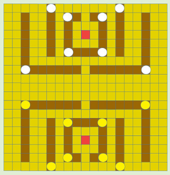 Castle Board with Starting Positions
