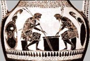 Romans Playing Game